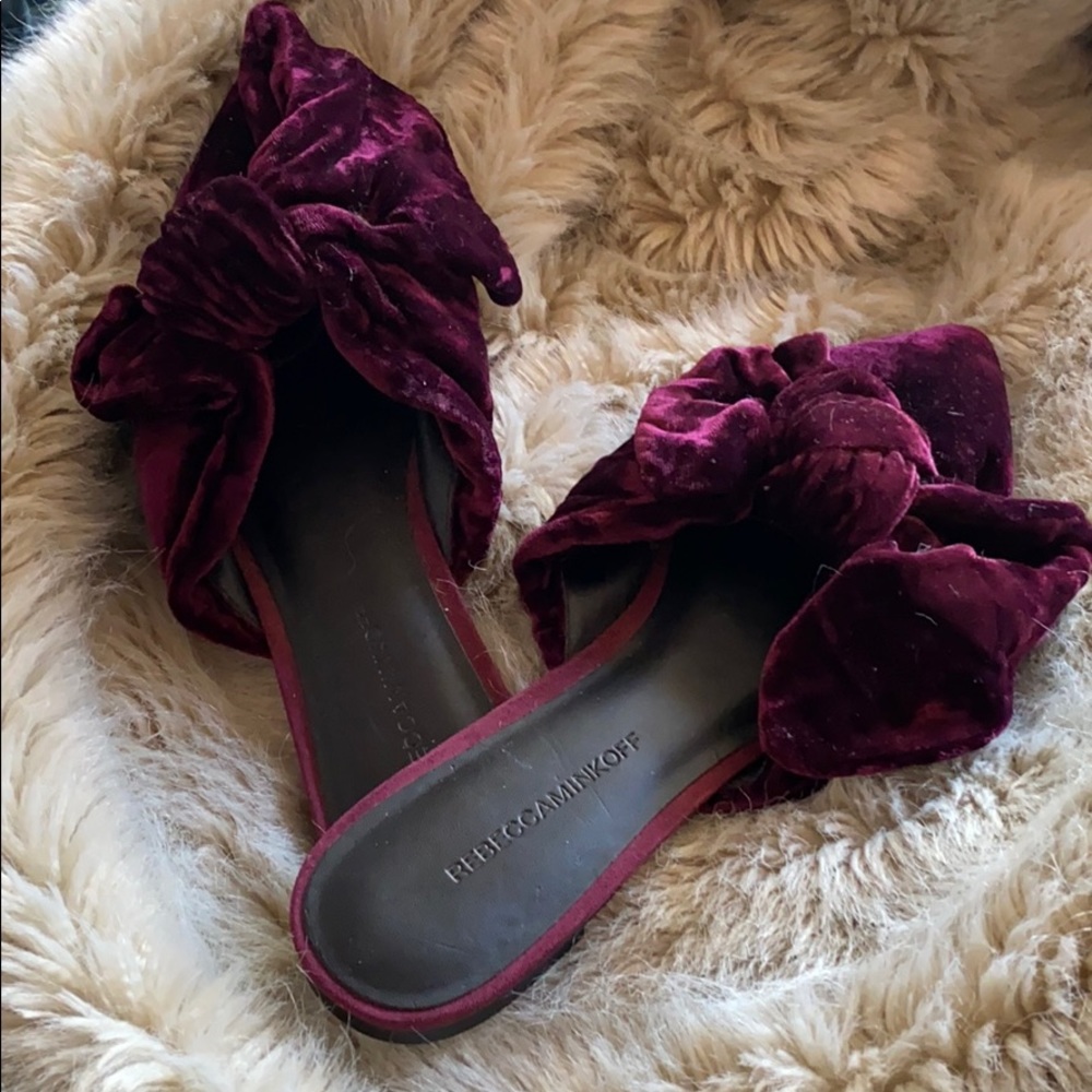 Rebecca Minkoff Velvet Alexis Mules Size 9